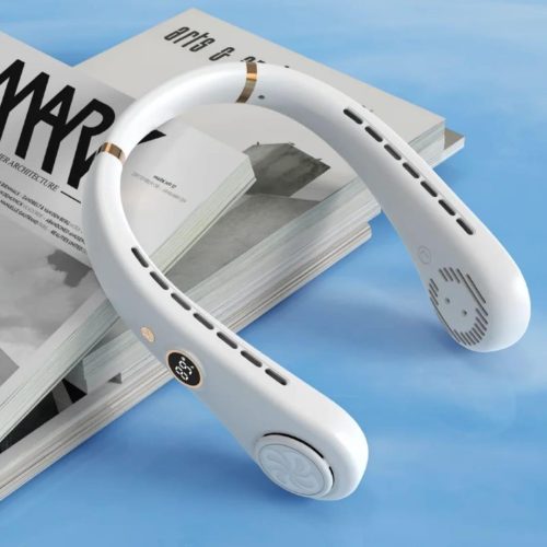 Whirl Wearable Neck Fan 1500mAh – Hands-Free Cooling Fan